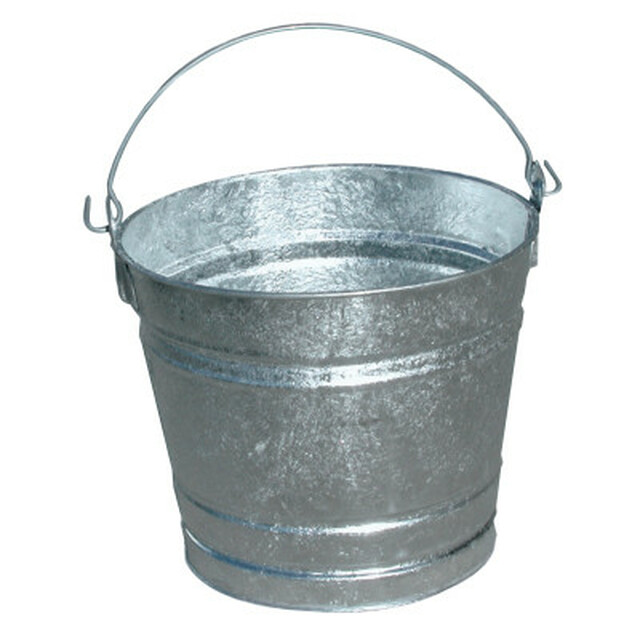 product Magnolia Brush 455-10QT Water Pail, 10 qt, Hot Dipped Galvanized Steel