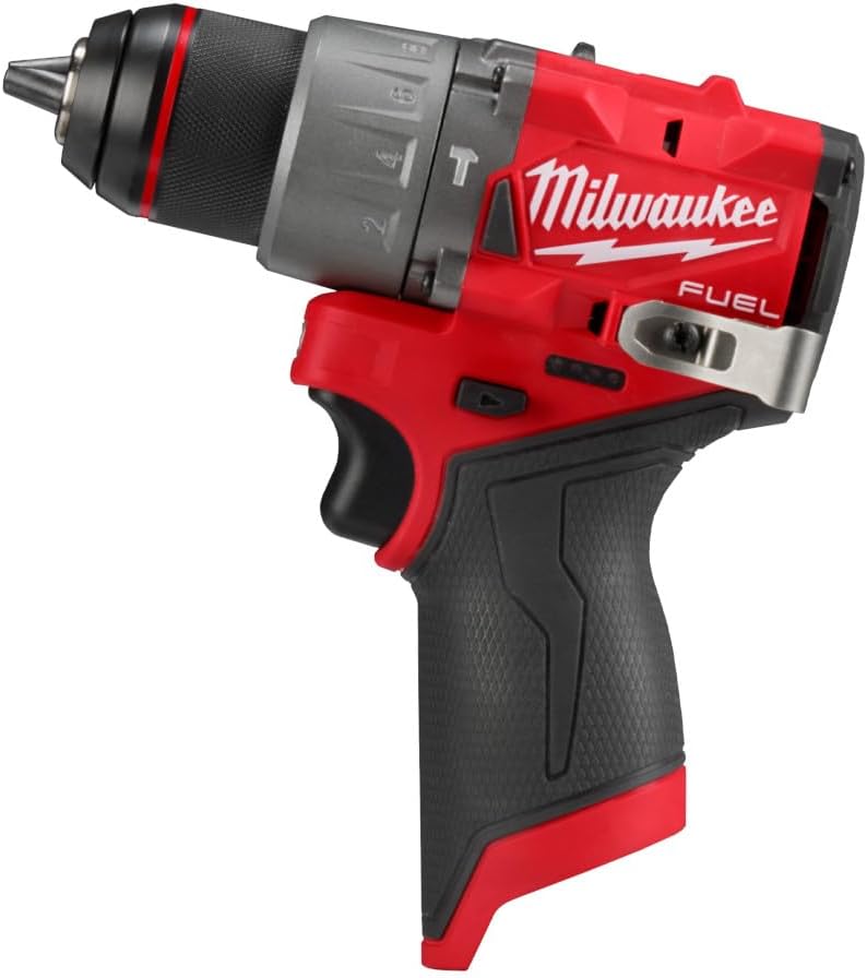 product Milwaukee Tool M18 FUEL™ 2804-20 Brushless Motor Hammer Drill, 1/2 in, All Metal Ratcheting, 18 V