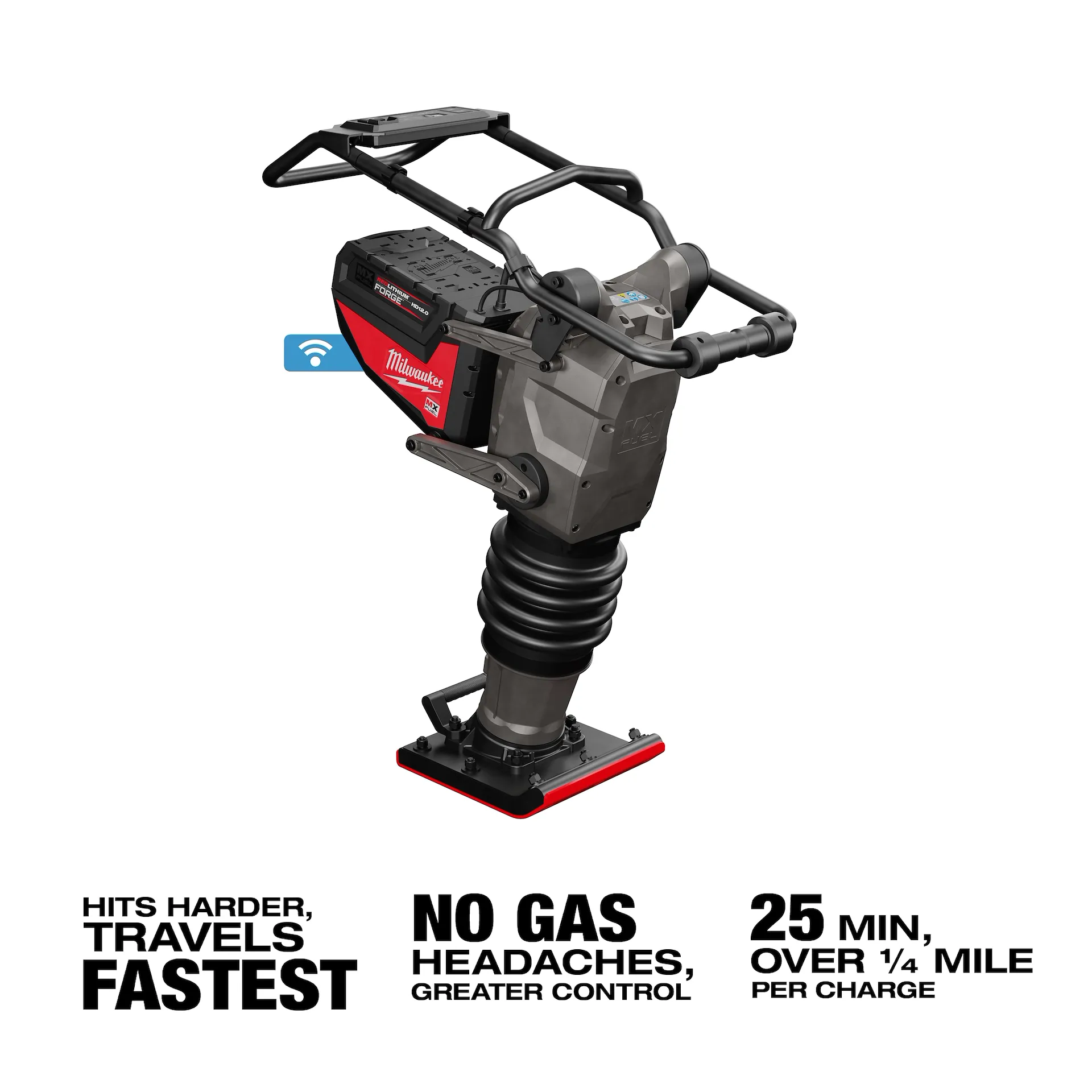 product Milwaukee® 2915-20 M18™ FUEL™ Cordless Rotary Hammer With ONE-KEY™, 1-1/8 in Keyless/SDS Plus® Chuck, 18 V, 800 rpm No-Load, Li-Ion Battery