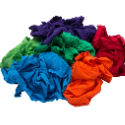 product Wise Supply WS-WR15308 Reclaimed White T-Shirt Rag, 47 LB Box
