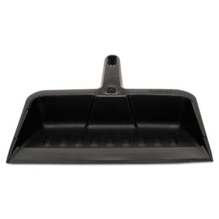 product Weiler® 71078 Heavy Duty Industrial Grade Dust Pan, 13-1/2 in L x 12 in W, 20 ga Stainless Steel, Black Enamel Coated