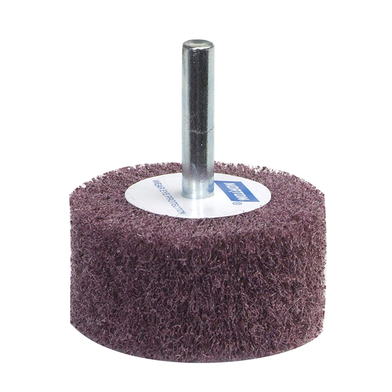 product Norton® Bear-Tex® 66261010711 Unmounted Non-Woven Flap Wheel, 8 in Dia, 1 in W Face, 120 Grit, Medium Grade, Aluminum Oxide Abrasive