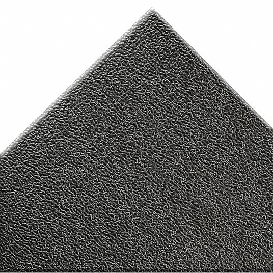 product NoTrax® 850S0035BL Niru® Cushion-Ease® GSII Anti-Fatigue Floor Mat, 5 ft L x 3 ft W x 3/4 in THK, Nitrile Rubber, Drainage Hole/Grit Surface Pattern, Resists: Abrasion, Chemicals, Cutting Fluids, Animal Fats, Oils and Greases