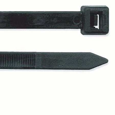 product MT11500, Cable Tie, 14 Inch UV Black 120 LB Tensile, 100 Per Bag