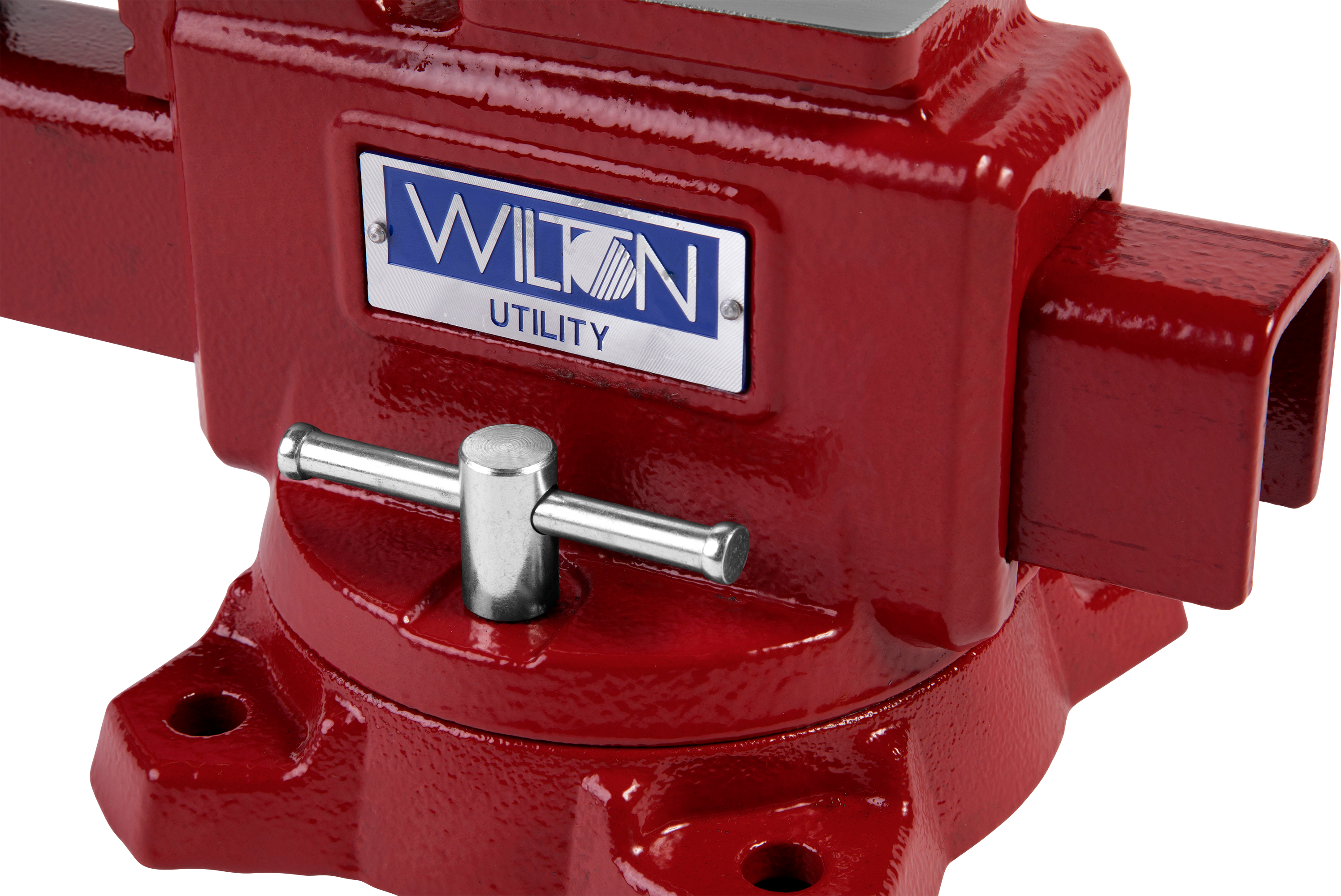 product JPW INDUSTRIES Wilton® 28806 Round Channel Bench Vise, Serrated, Reversible Jaw, 5 x 5-1/2 in Jaw