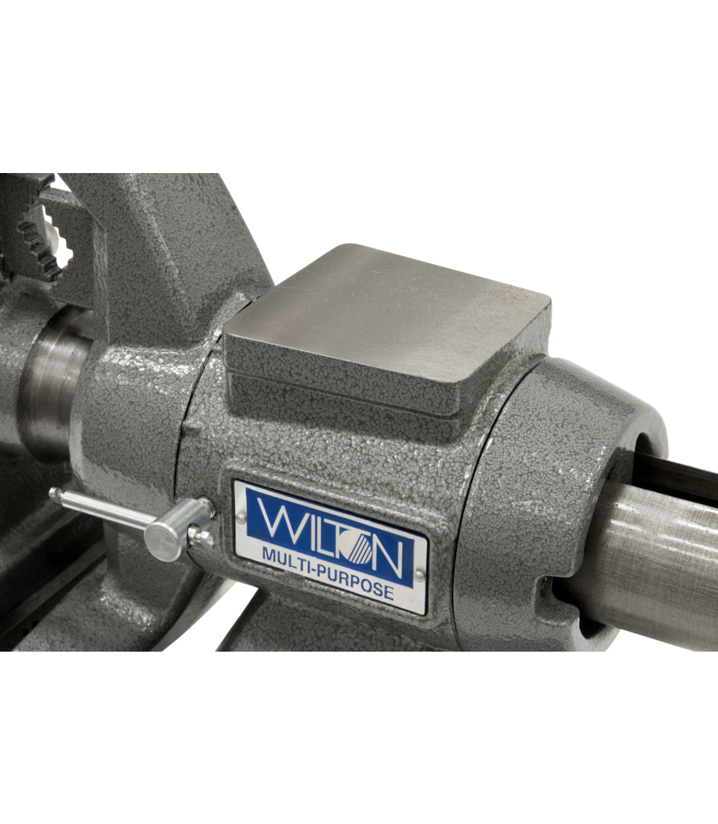 product JPW INDUSTRIES Wilton® 28816 Utility, Heavy-Duty, Rotating Head Bench Vise, Serrated Jaw, 7-1/2 x 8 in Jaw