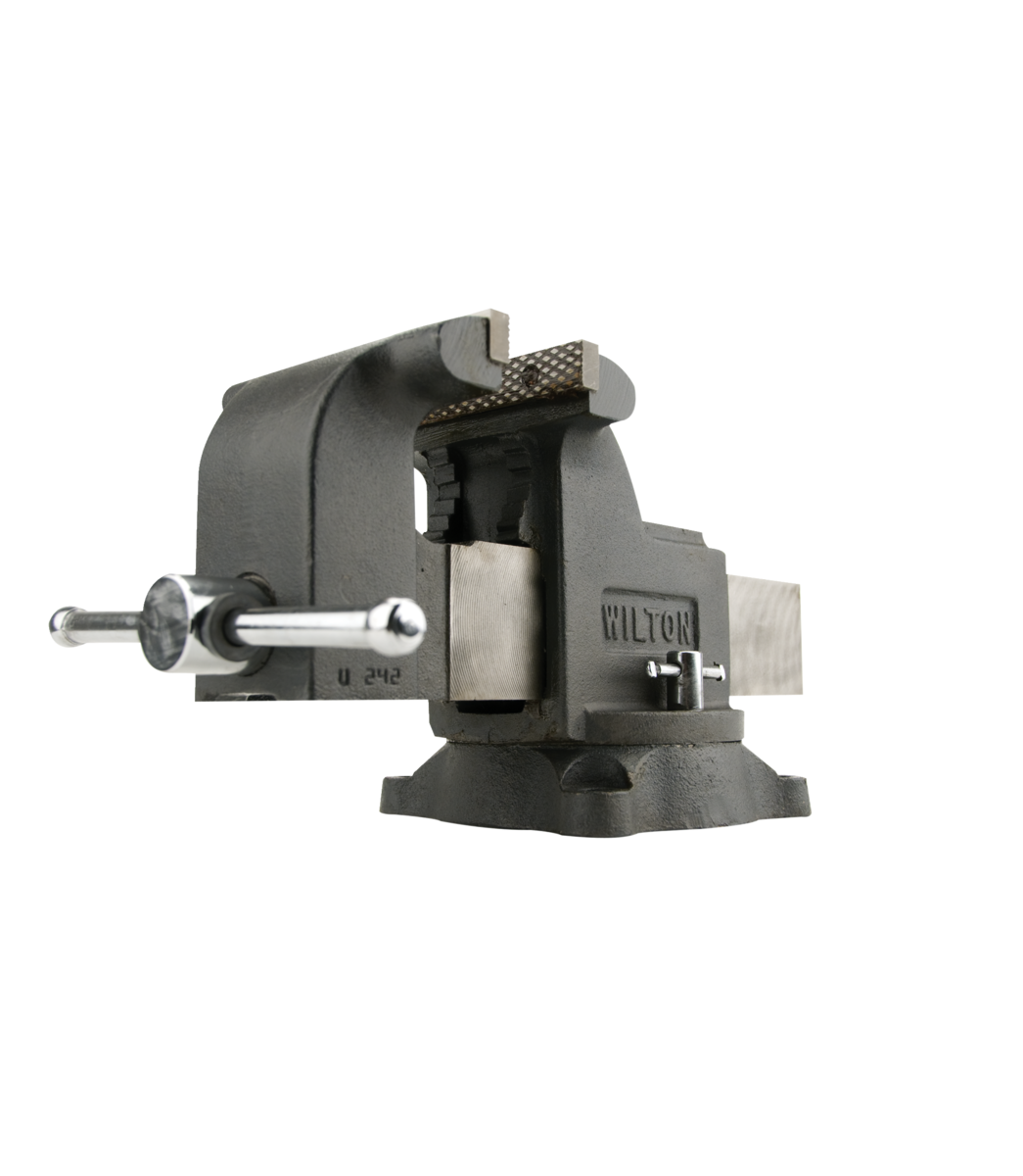 product JPW INDUSTRIES Wilton® 28824 Multi-Purpose, Rotating Head Bench Vise, V Jaw, 5 x 5-1/2 in Jaw